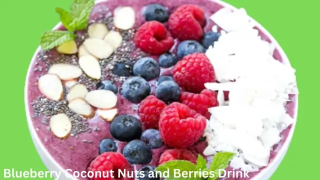 Blueberry Coconut Nuts and Berries Drink