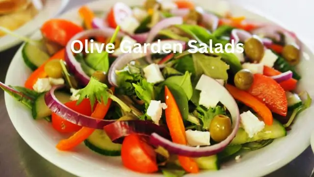 Olive garden salads menu