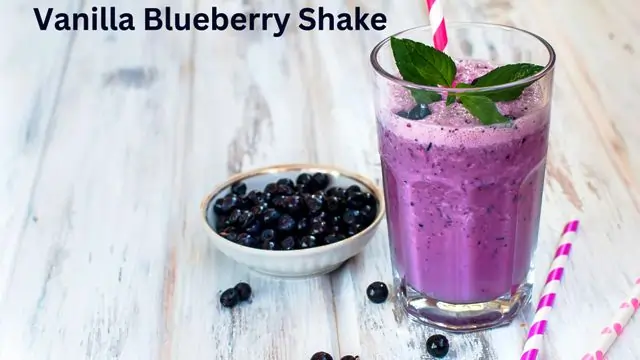 Vanilla Blueberry Shake
