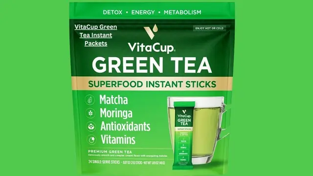 VitaCup Green Tea Instant Packets