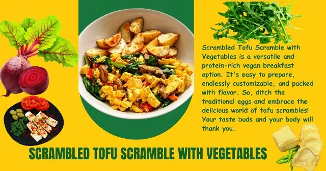 Scrambled Tofu Scramble with Vegetables