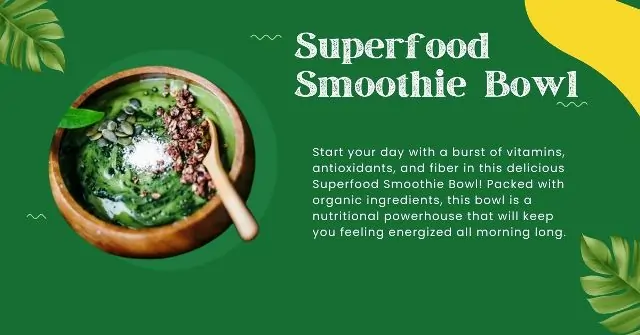 Superfood Smoothie Bow