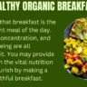 Top 10 Healthy Organic Breakfast Ideas