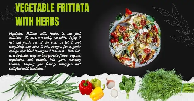 Vegetable Frittata with Herbs