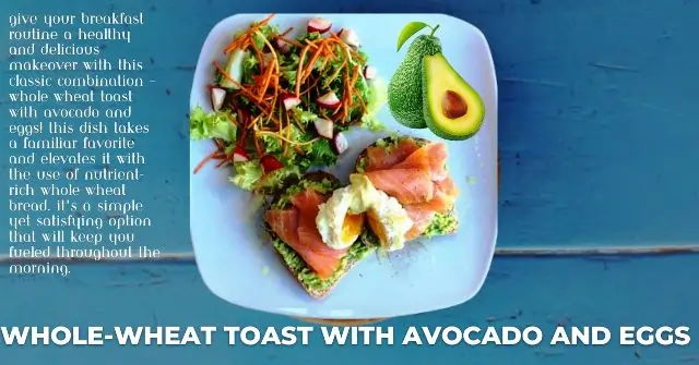 Whole-Wheat Toast with Avocado and Eggs