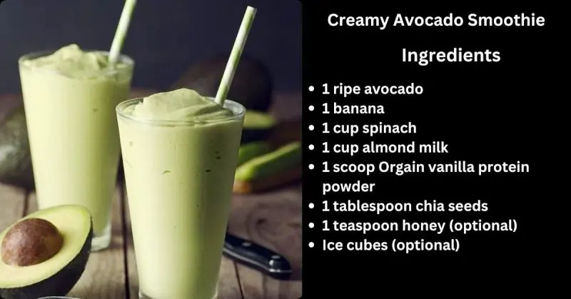 Creamy Avocado Smoothie