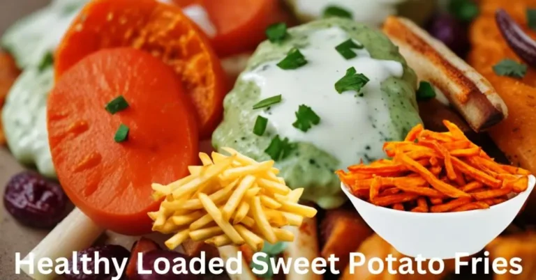 Healthy Loaded Sweet Potato Fries