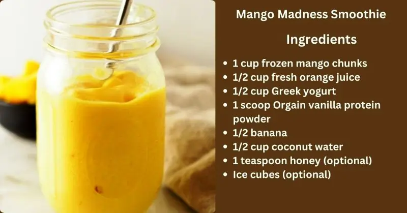 Mango Madness Smoothie