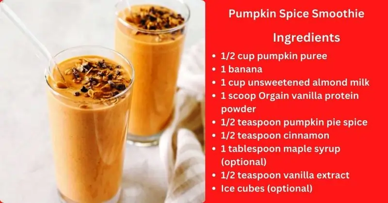 Pumpkin Spice Smoothie