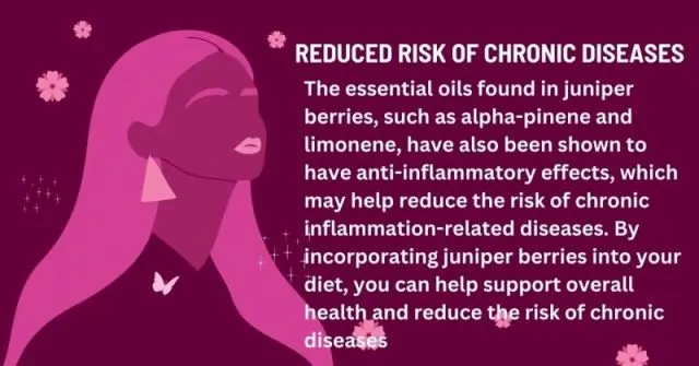 Reduced risk of chronic diseases