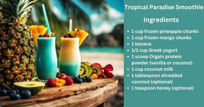 Tropical Paradise Smoothie